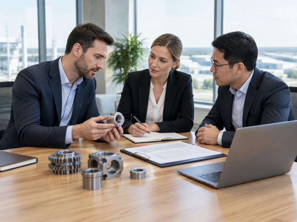 SEO für B2B – Geschäftsgespräch zwischen Unternehmen